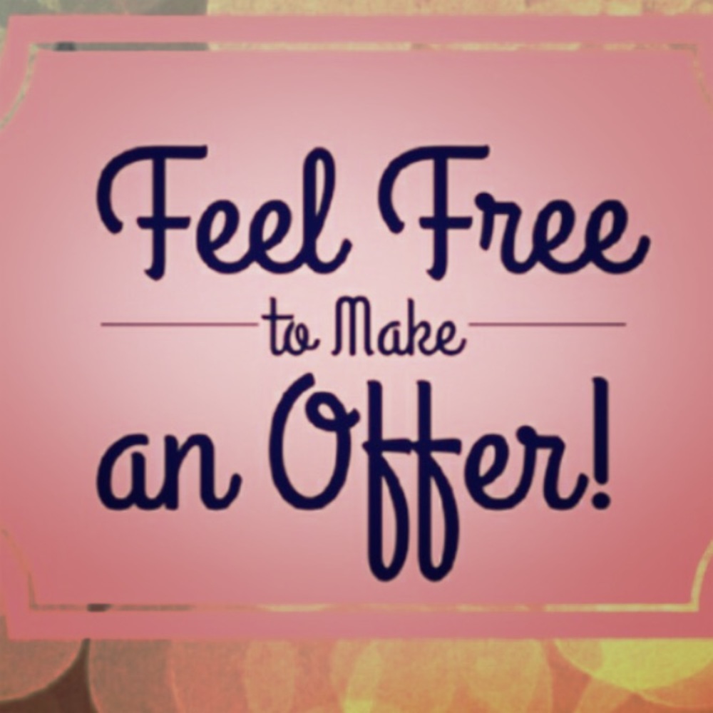 All reasonable offers accepted!